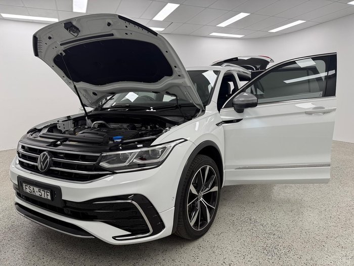 2024 Volkswagen Tiguan 162TSI R-Line Allspace 5N MY24 Four Wheel Drive Pure White