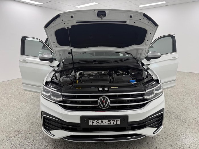 2024 Volkswagen Tiguan 162TSI R-Line Allspace 5N MY24 Four Wheel Drive Pure White