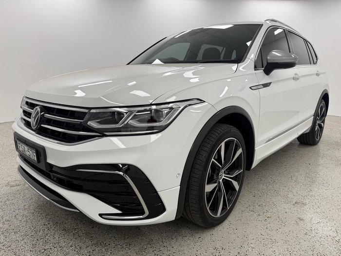 2024 Volkswagen Tiguan 162TSI R-Line Allspace 5N MY24 Four Wheel Drive Pure White