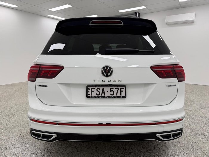 2024 Volkswagen Tiguan 162TSI R-Line Allspace 5N MY24 Four Wheel Drive Pure White