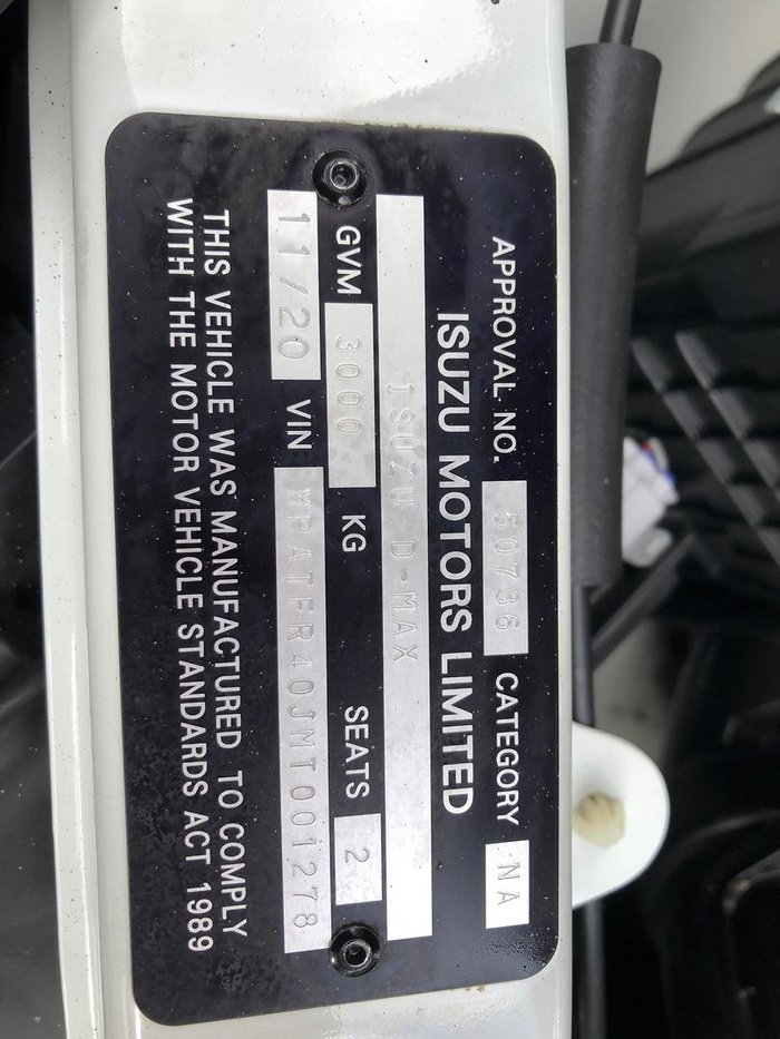 2020 Isuzu D-MAX SX High Ride