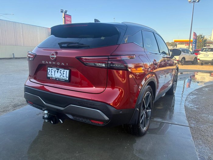 2023 Nissan QASHQAI Ti J12 MY23 Fuji Sunset Red with Pearl Black Roof