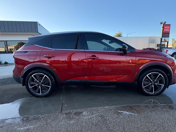2023 Nissan QASHQAI Ti J12 MY23 Fuji Sunset Red with Pearl Black Roof