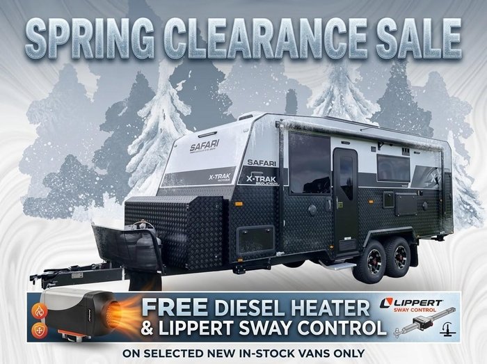 2025 Safari Caravans Delta21 Rear Club
