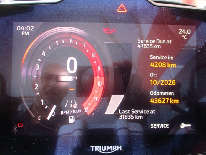 2022 Triumph TIGER 1200 RALLY PRO WHITE