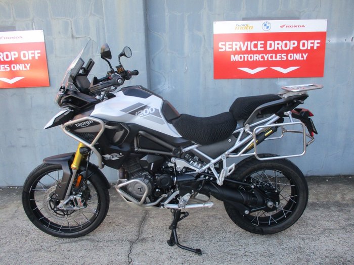 2022 Triumph TIGER 1200 RALLY PRO WHITE