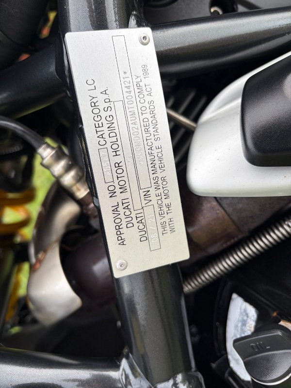 2021 DUCATI MONSTER 659 (WHITE) White