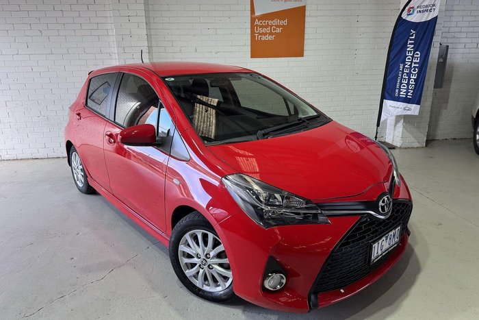 2016 Toyota Yaris ZR NCP131R Cherry