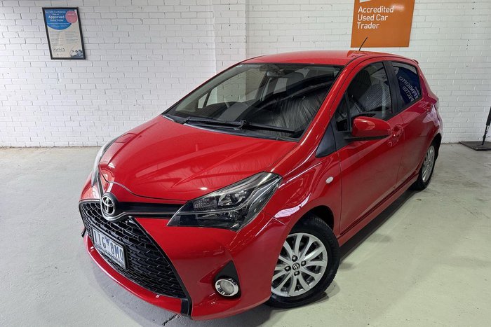 2016 Toyota Yaris ZR NCP131R Cherry