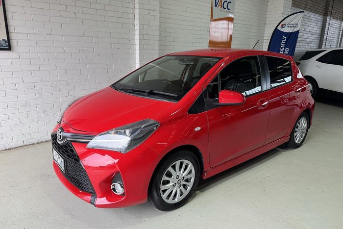 2016 Toyota Yaris ZR NCP131R Cherry