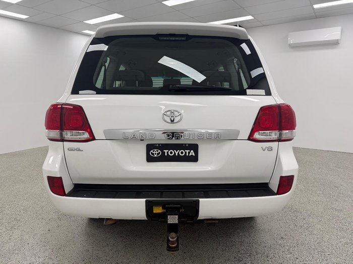 2010 Toyota Landcruiser GXL VDJ200R MY10 4X4 Constant Glacier White