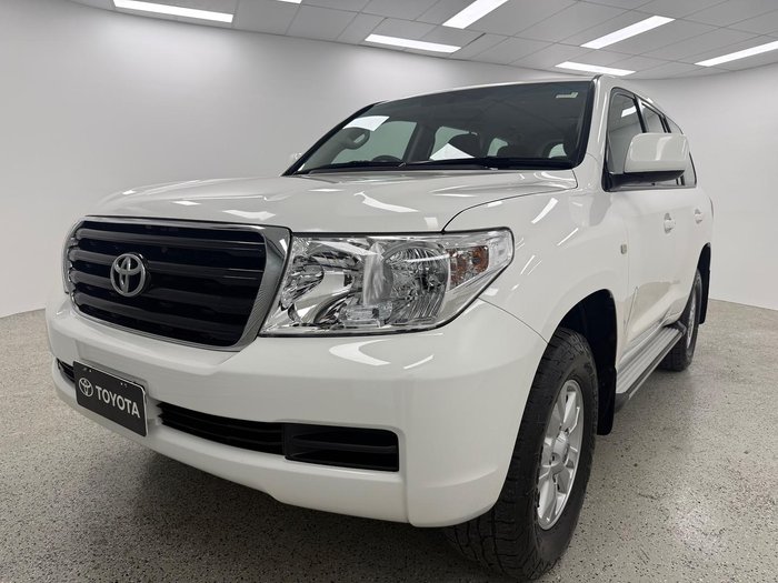 2010 Toyota Landcruiser GXL VDJ200R MY10 4X4 Constant Glacier White
