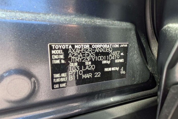 2022 Toyota RAV4 Cruiser