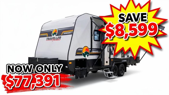 2025 Traveller Track 20' Bunk Save $7,299 Was $85,990