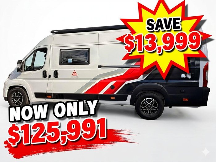 2025 New Age Motorhomes Campervan Save $13,999 Was $139,999
