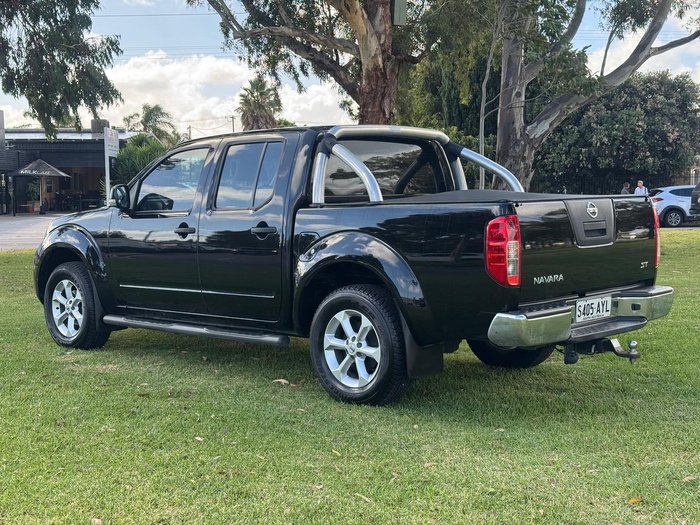 2013 Nissan Navara ST D40 Series 6 4X4 Dual Range Midnight Black