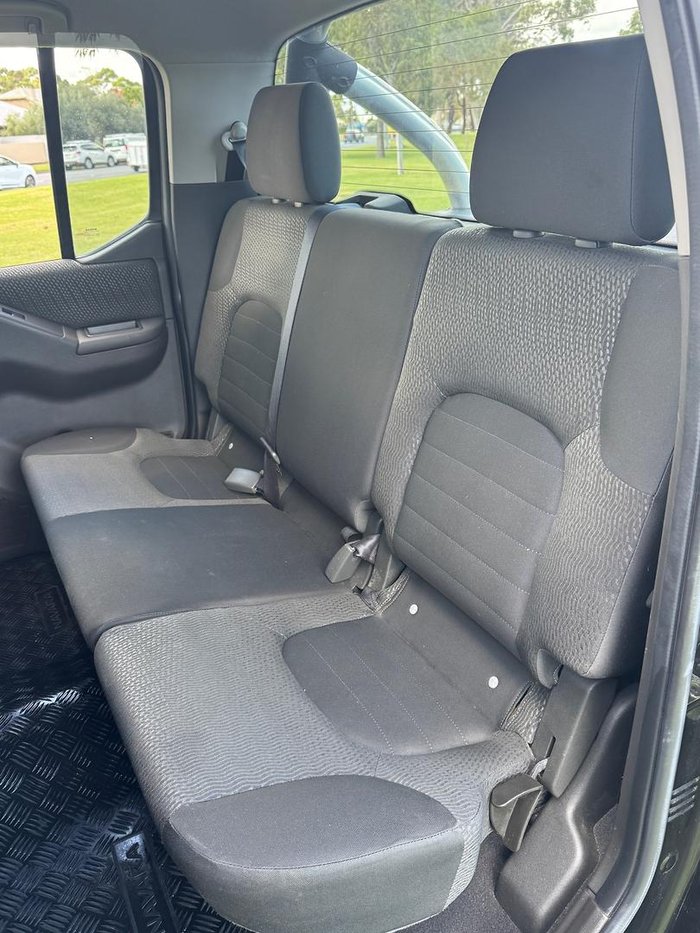 2013 Nissan Navara ST D40 Series 6 4X4 Dual Range Midnight Black