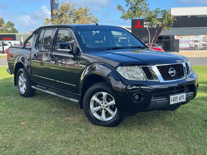 2013 Nissan Navara ST D40 Series 6 4X4 Dual Range Midnight Black