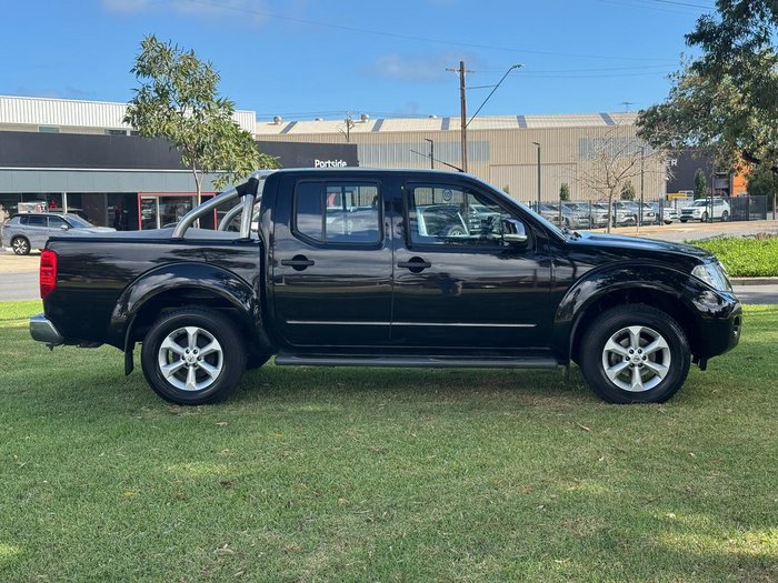 2013 Nissan Navara ST D40 Series 6 4X4 Dual Range Midnight Black