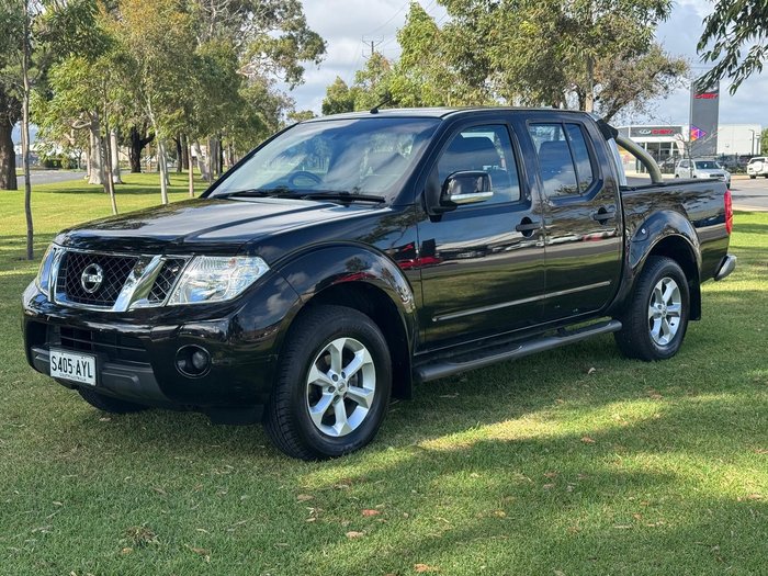 2013 Nissan Navara ST D40 Series 6 4X4 Dual Range Midnight Black