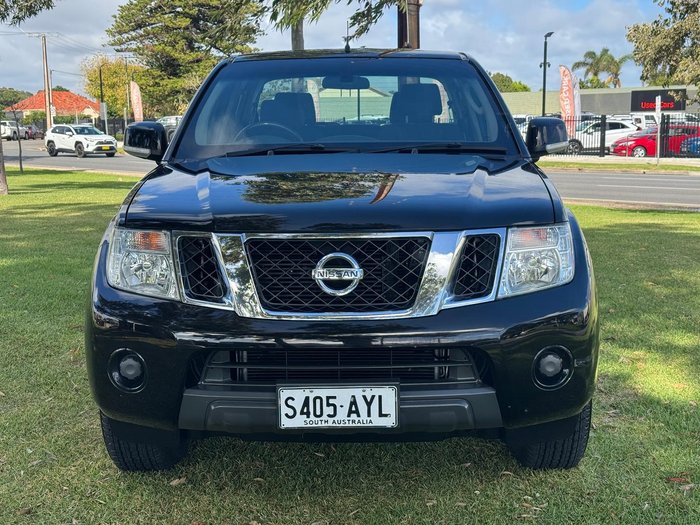 2013 Nissan Navara ST D40 Series 6 4X4 Dual Range Midnight Black