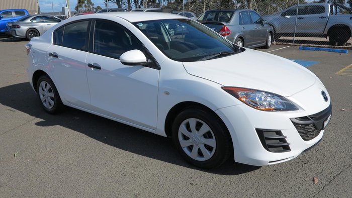 2010 Mazda 3 Neo BL Series 1 MY10 Crystal White Pearl