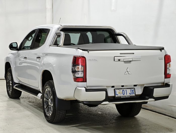 2018 Mitsubishi Triton GLS MQ MY18 4X4 Dual Range White