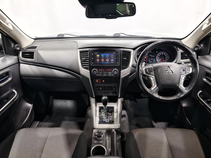 2018 Mitsubishi Triton GLS MQ MY18 4X4 Dual Range White
