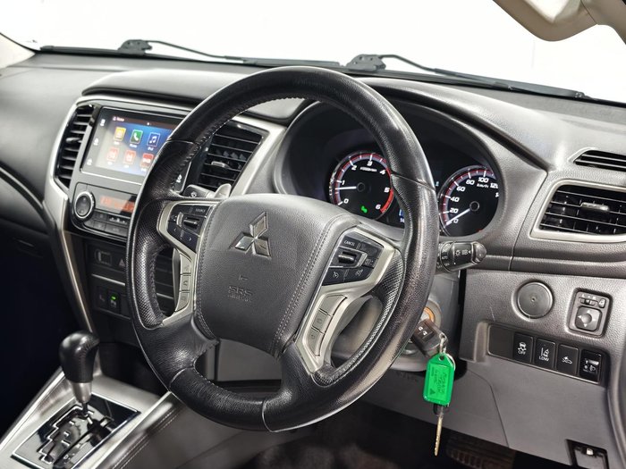 2018 Mitsubishi Triton GLS MQ MY18 4X4 Dual Range White