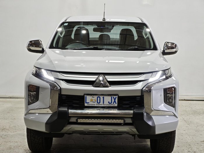 2018 Mitsubishi Triton GLS MQ MY18 4X4 Dual Range White