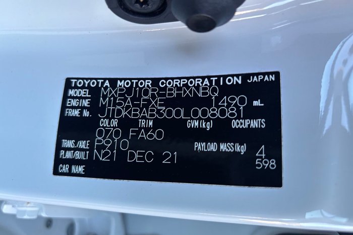 2021 Toyota Yaris Cross GX