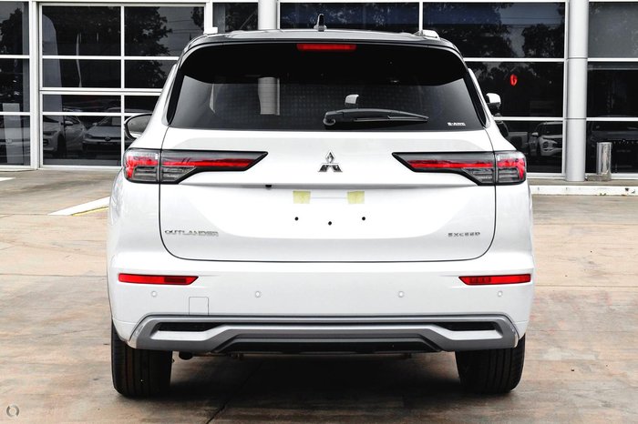 2025 Mitsubishi Outlander Exceed Tourer ZM MY25 AWD White Diamond with Black Mica Roof