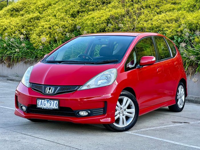 2012 Honda Jazz Vibe-S GE MY12 Milano Red
