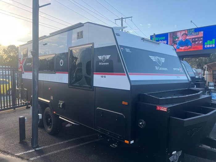 2026 JB Caravans Gator X 18'6 Front Door L Lounge