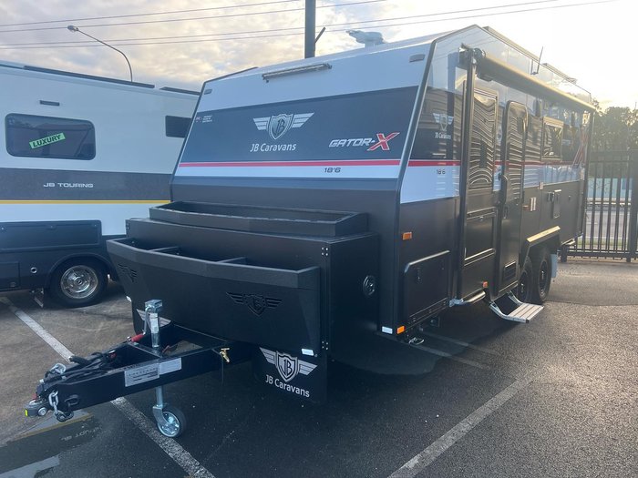 2026 JB Caravans Gator X 18'6 Front Door L Lounge