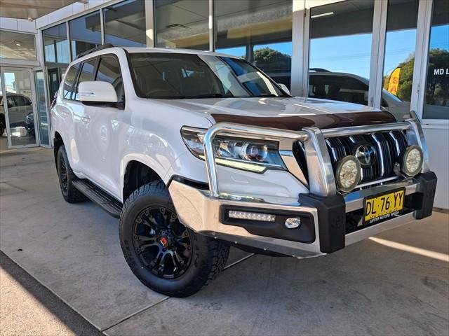 2019 Toyota Landcruiser Prado GXL GDJ150R 4X4 Dual Range Glacier White