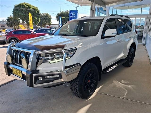 2019 Toyota Landcruiser Prado GXL GDJ150R 4X4 Dual Range Glacier White