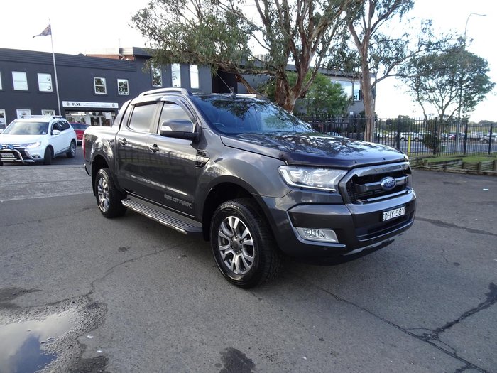 2016 Ford Ranger Wildtrak PX MkII 4X4 Dual Range Meteor Grey