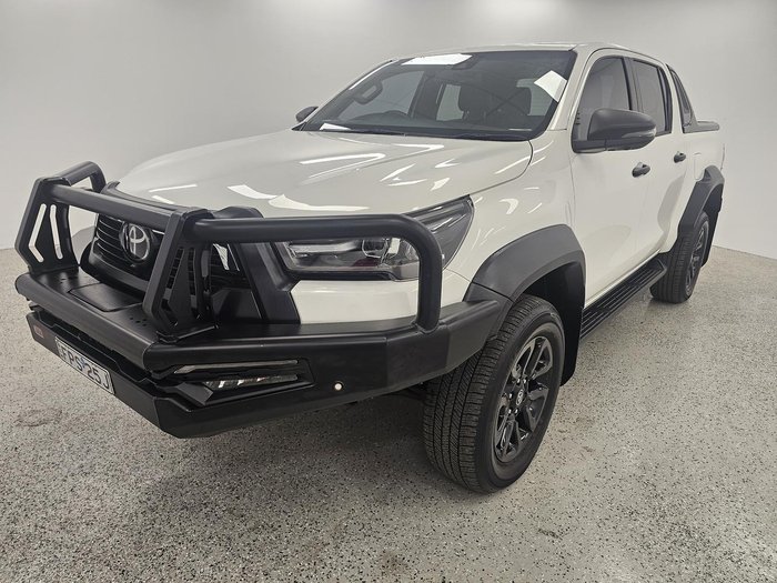 2024 Toyota Hilux Rogue 48V GUN126R 4X4 Dual Range Glacier White