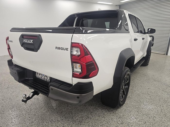 2024 Toyota Hilux Rogue 48V GUN126R 4X4 Dual Range Glacier White