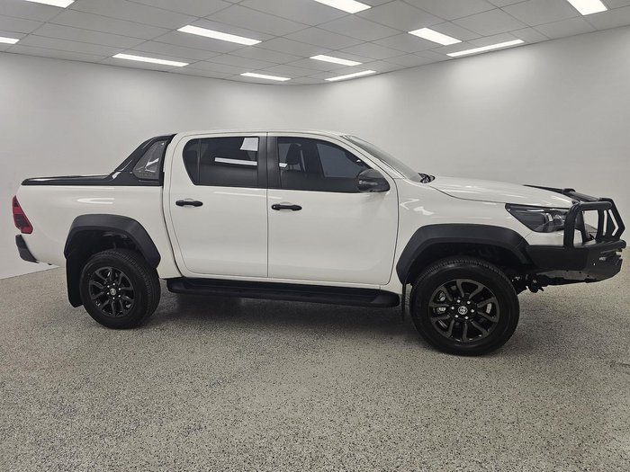 2024 Toyota Hilux Rogue 48V GUN126R 4X4 Dual Range Glacier White