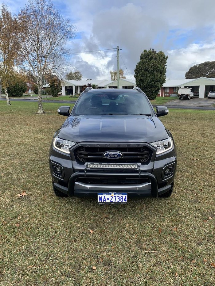 2021 Ford Ranger Wildtrak PX MkIII MY21.75 4X4 Dual Range Meteor Grey