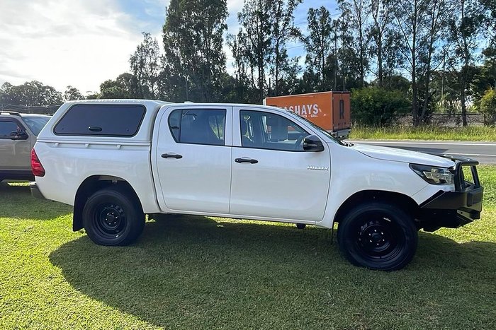 2023 Toyota Hilux Workmate GUN125R 4X4 Dual Range Glacier White