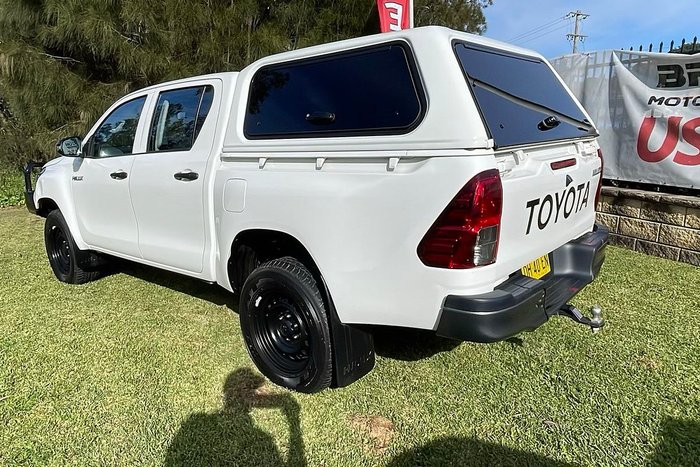 2023 Toyota Hilux Workmate GUN125R 4X4 Dual Range Glacier White