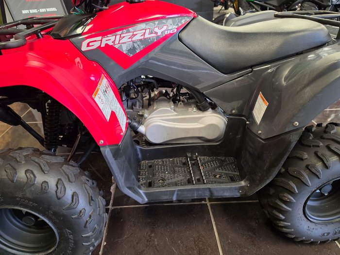 2024 Yamaha GRIZZLY 110 RED