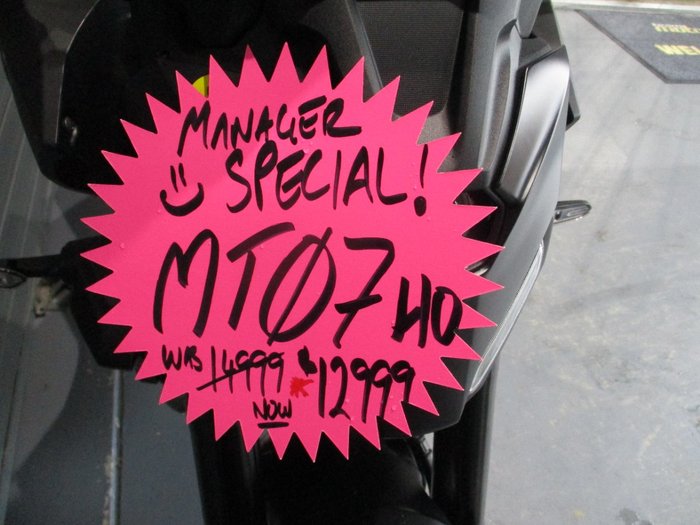 2025 Yamaha MT-07 HOA (ABS) Black