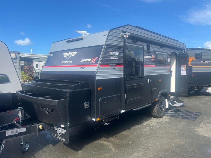 2026 JB Caravans Gator X 17'10 Rear Door Lounge