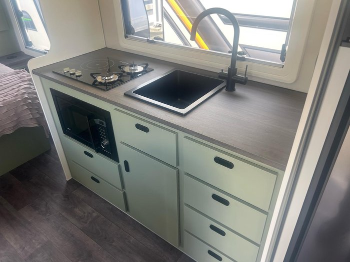 2026 JB Caravans Gator X 17'10 Rear Door Lounge