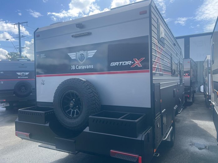 2026 JB Caravans Gator X 17'10 Rear Door Lounge