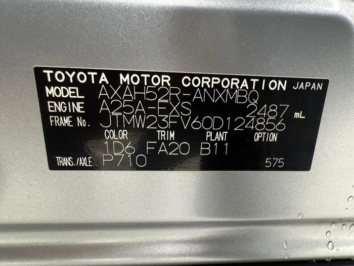 2023 Toyota RAV4 GXL AXAH52R Silver Sky